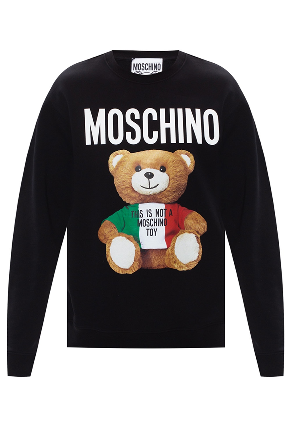 IetpShops Alban T shirt met logo en zak in geel Men s Clothing Moschino sweatshirt straight with logo